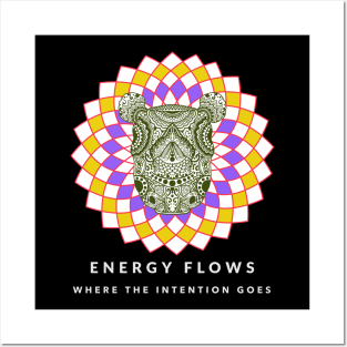 Energy flows Rhinoceros Posters and Art